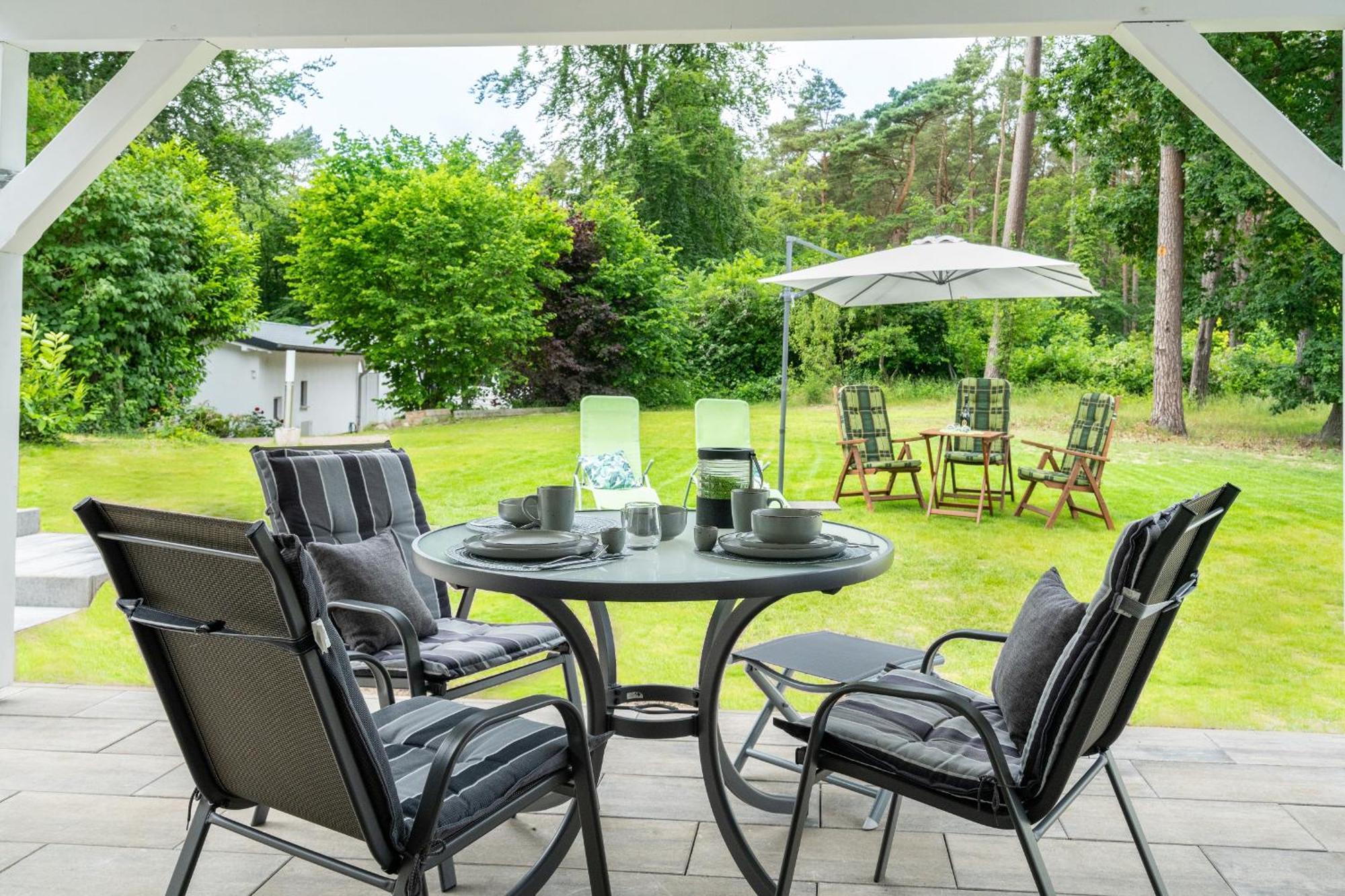 Gerhart-Hauptmann-Strasse 1A Ferienhaus Gartenidylle Kolpinsee Luaran gambar